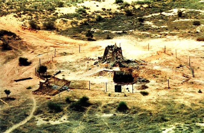 Nuclear blast at Pokhran