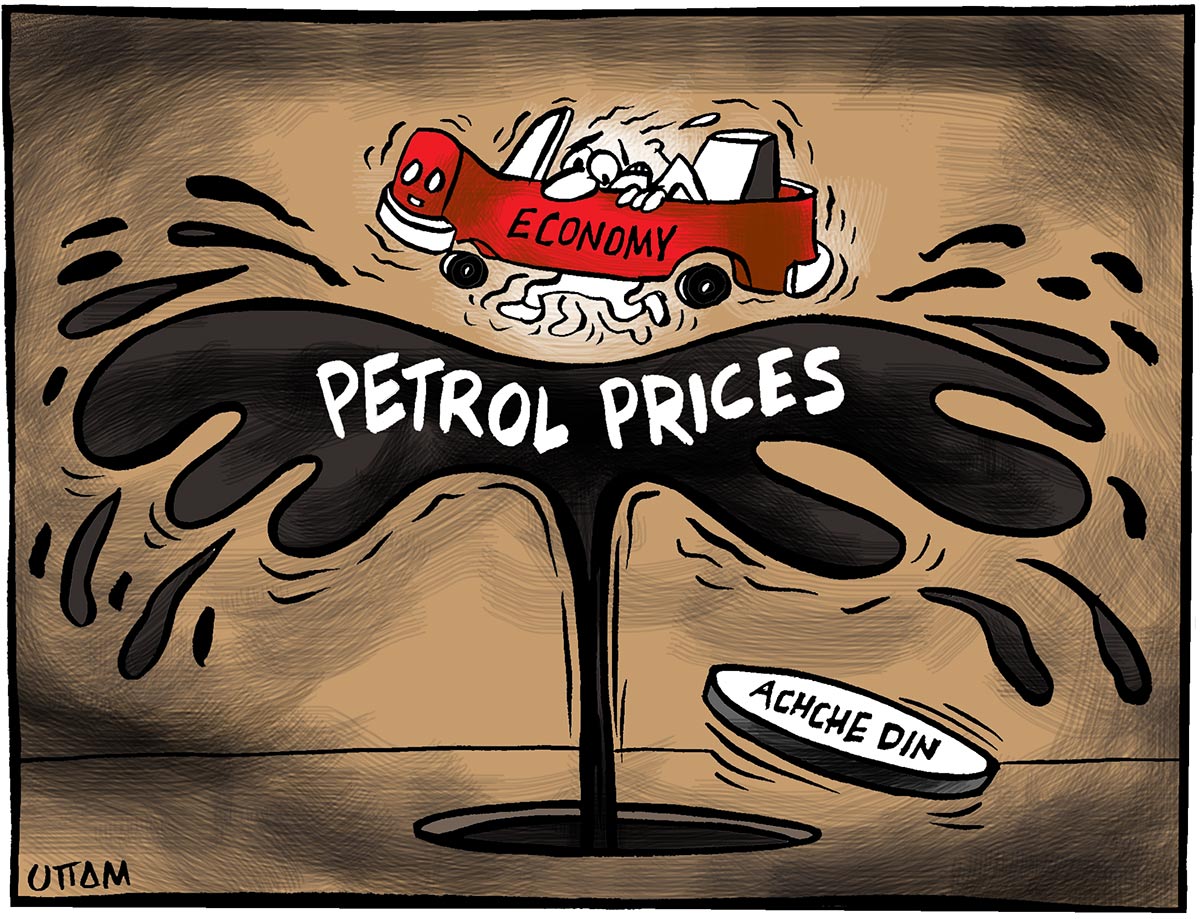 Petrol costs less in 7 neighbouring nations than India