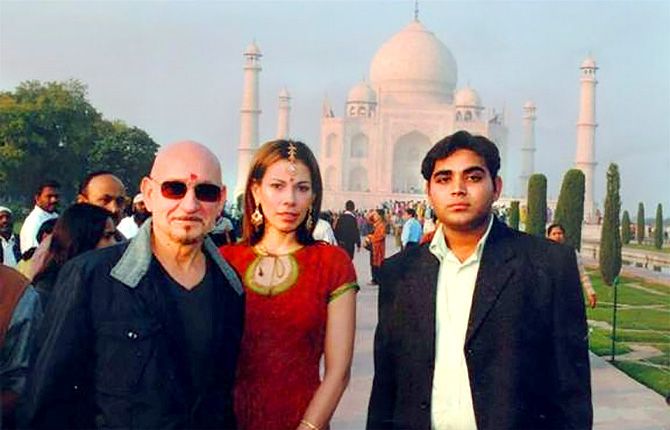With Actor Sir Ben Kingsley