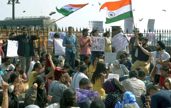 Sushant Singh, Umar Khalid booked for Gateway protest