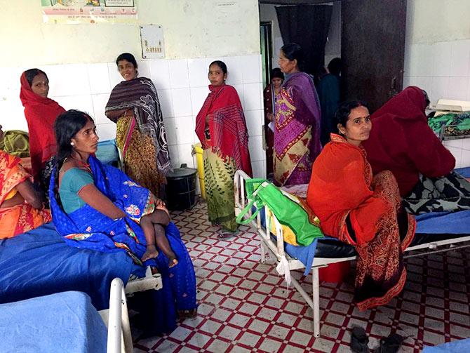 A maternity ward inside primary health centre