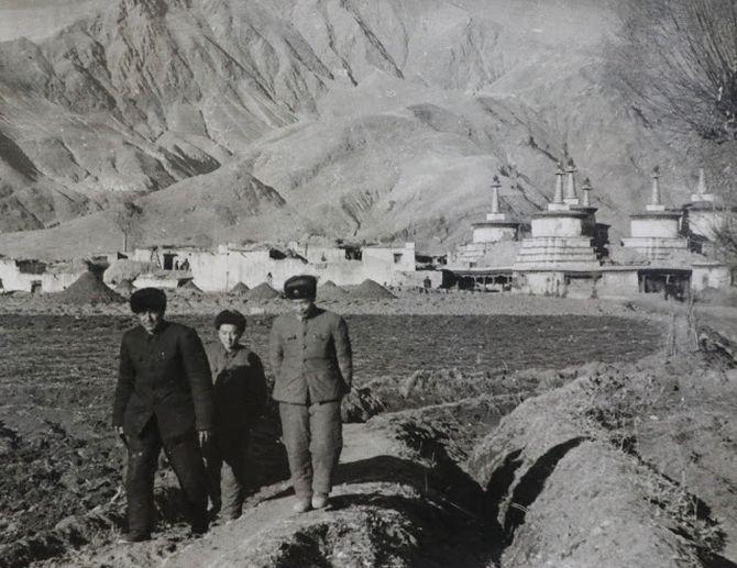 Brig Dalvi walking with his captors