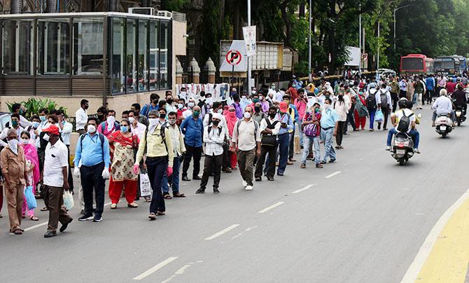 How Indians travelled to work after lockdown