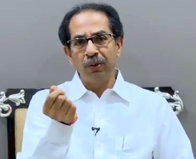 Uddhav lashes out at political opponents