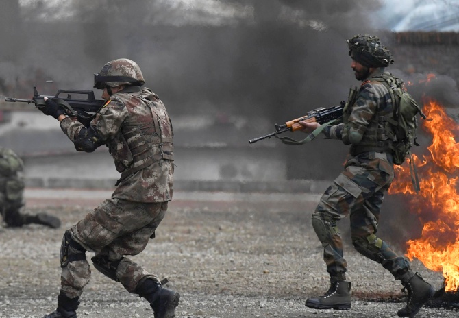 Officer, 2 soldiers killed by Chinese army in Ladakh - Rediff.com ...