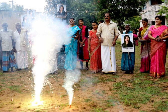 TN village celebrates Kamala Harris victory