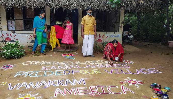 TN village celebrates Kamala Harris victory