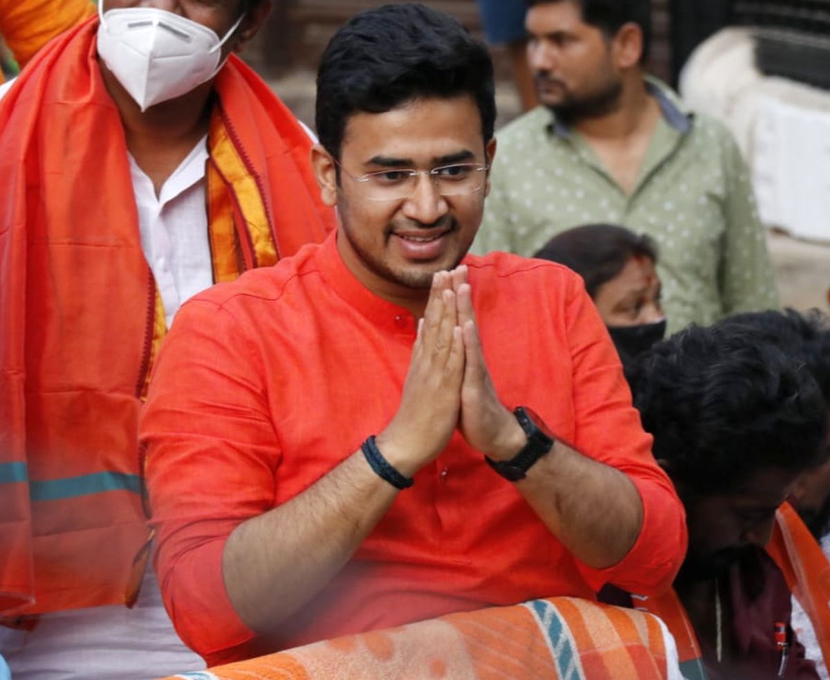 Bed scam: Cong demands arrest of Tejasvi Surya