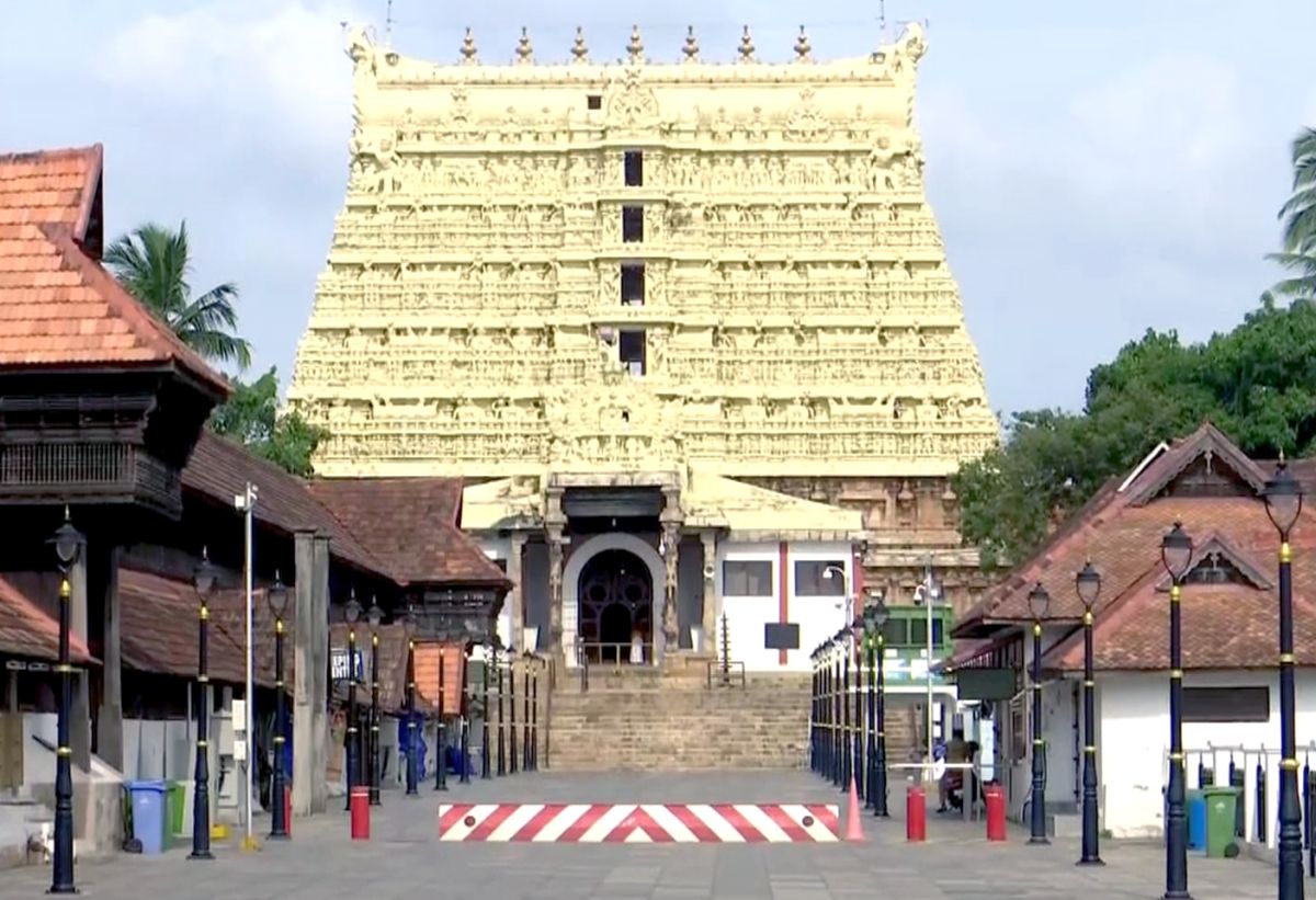 Sree Padmanabha Swamy temple in Thiruvananthapuram/File image