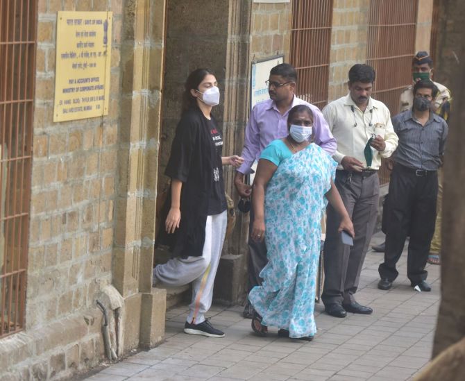 Rhea Chakraborty files bail plea, to be heard on Thursday - Rediff.com  India News