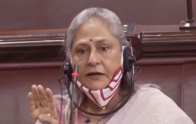 Jaya Bachchan bats for Bollywood in RS; toasted for her speech - Rediff.com  India News