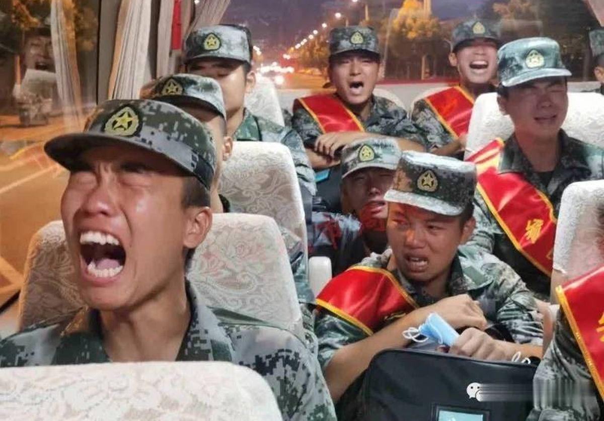 Video shows Chinese soldiers crying as they head to LAC - Rediff.com ...