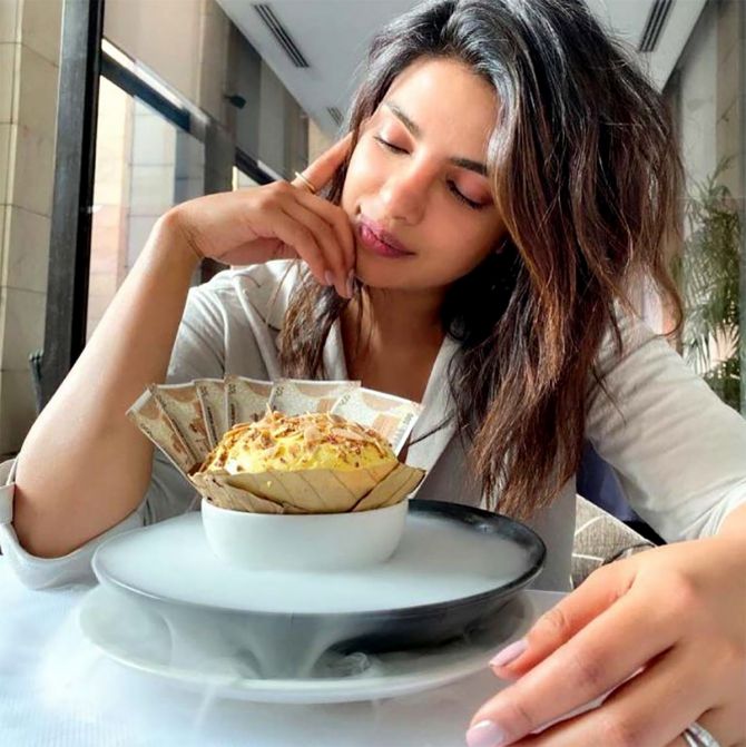 Priyanka Chopra tucks into ice cream