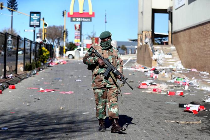 South Africa violence