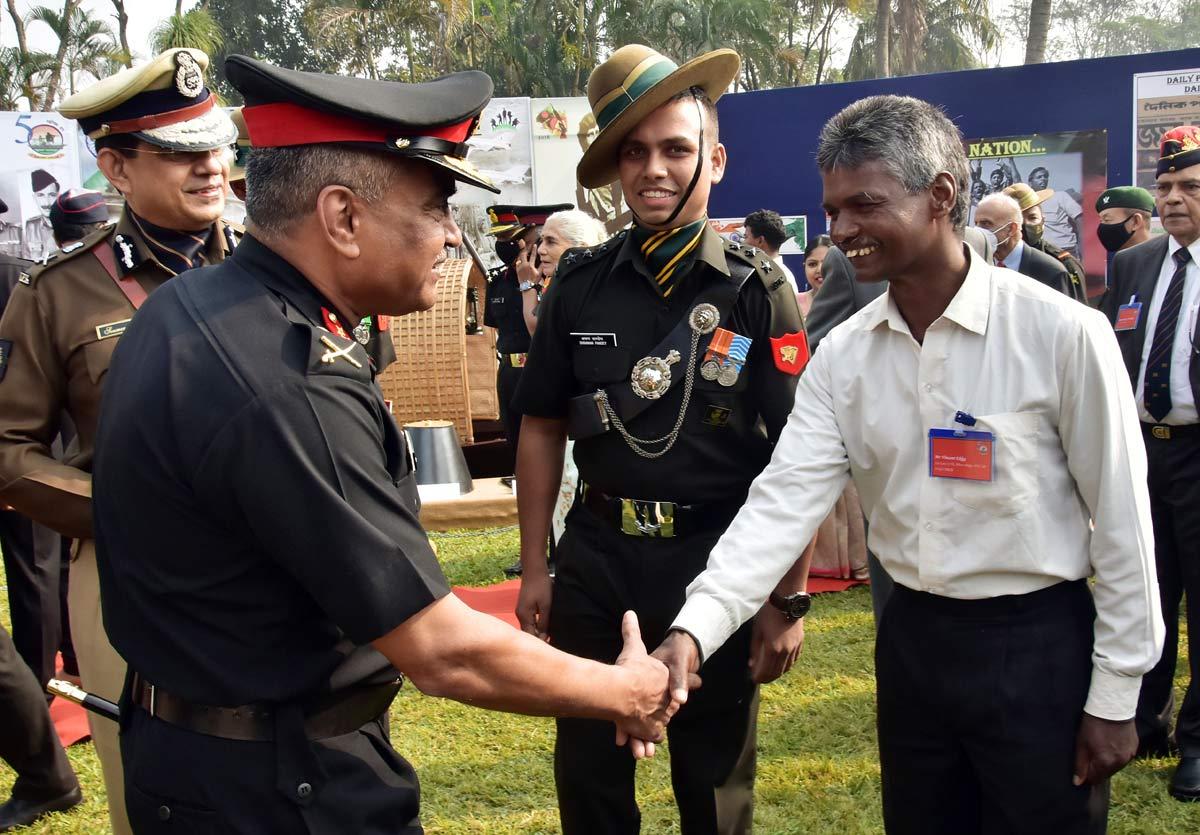 General Officer Commanding-in-Chief Eastern Command Lieutenant General Manoj Chandrashekhar Pande