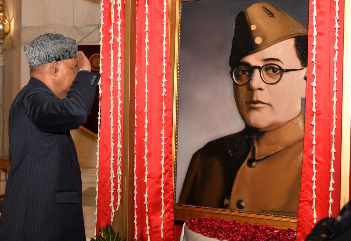 Row erupts over Netaji portrait at Rashtrapati Bhavan