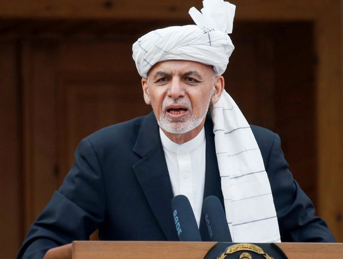 As Kabul falls, President Ghani leaves Afghanistan