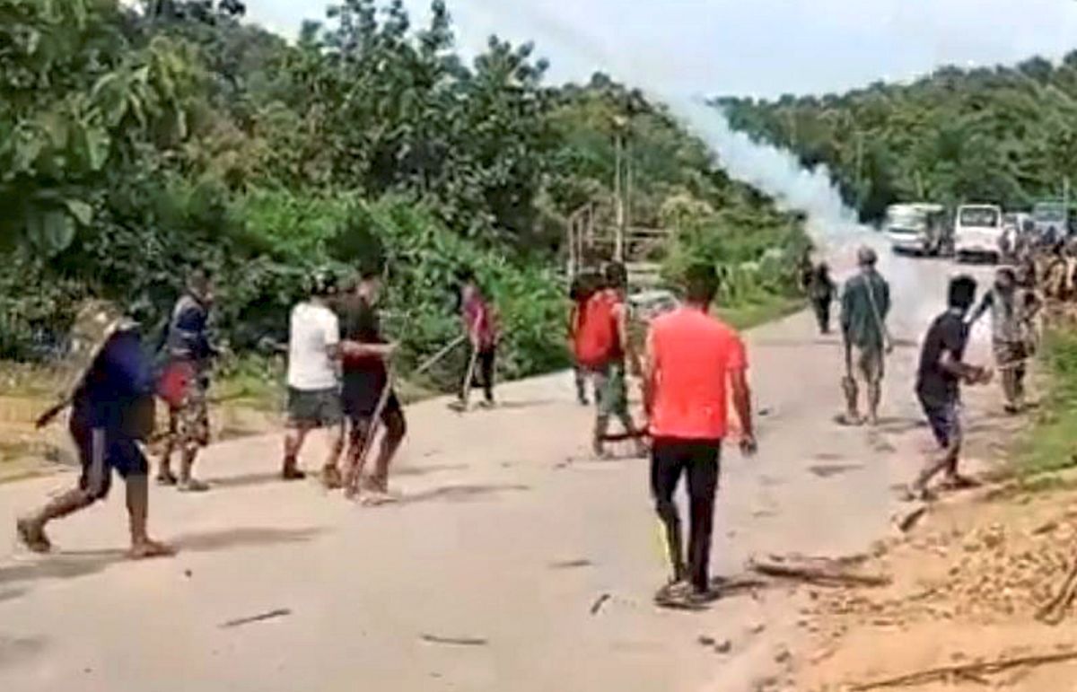 Locals clash with police at Cachar