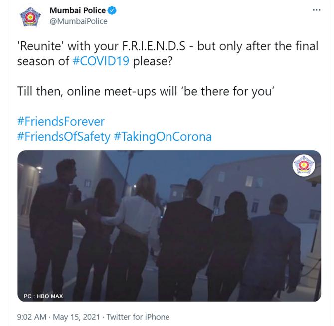 Mumbai Police tweet