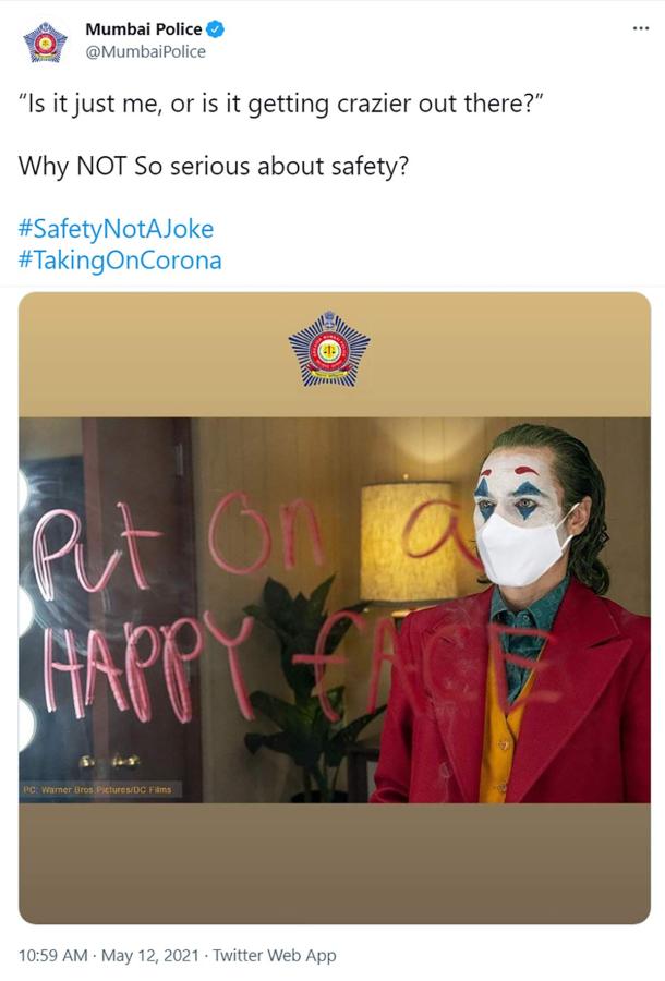 Mumbai Police tweet