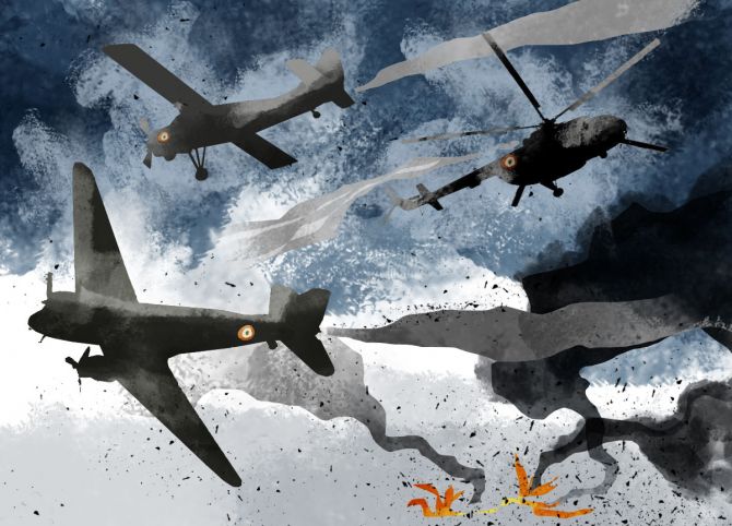 The 1971 war. Illustration: Dominic Xavier