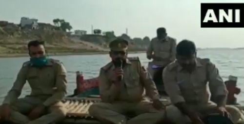 UP police asking people not to dump bodies in the Ganga