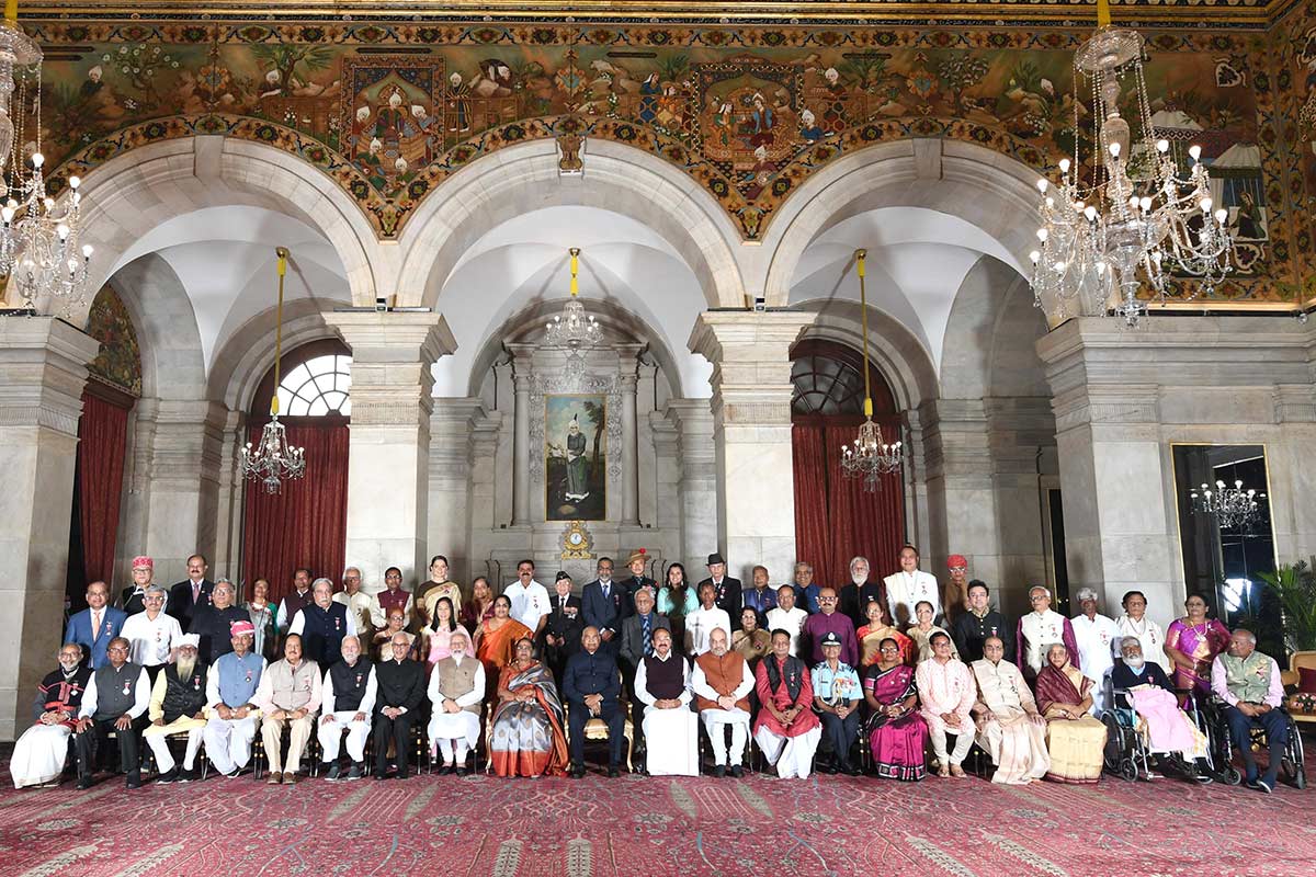 PIX: President Kovind confers Padma awards on 73