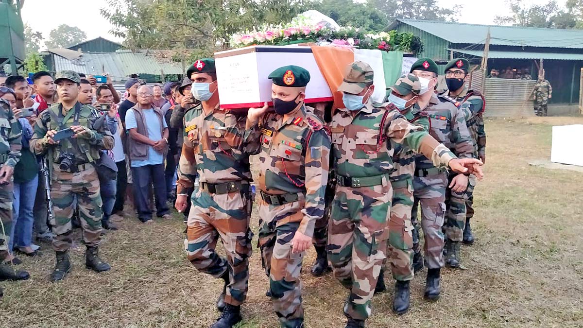 Martyr Rifleman Khatnei Knoyak of Assam Rifles, Imphal, Assam.