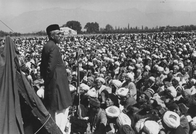 Sheikh Abdullah, Kashmir