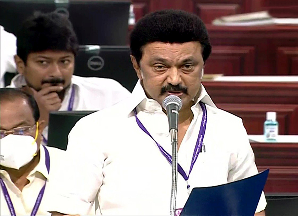 Chief Minister M K Stalin