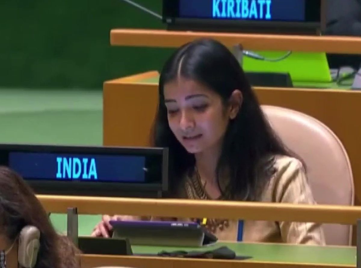 The young diplomat who countered Pak PM at UNGA