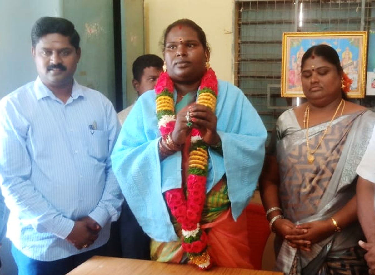 Dakshayani, Transwoman Panchayat Secy