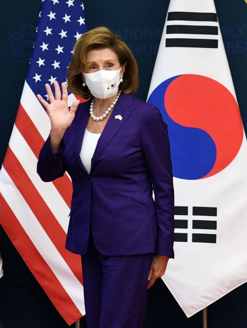 Nancy Pelosi in Seoul