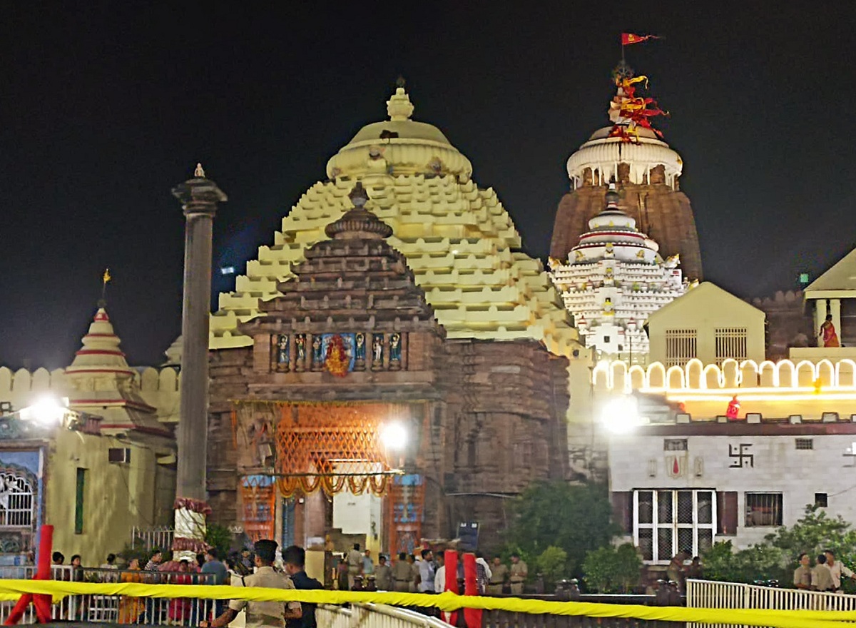The Jagannath temple in Puri