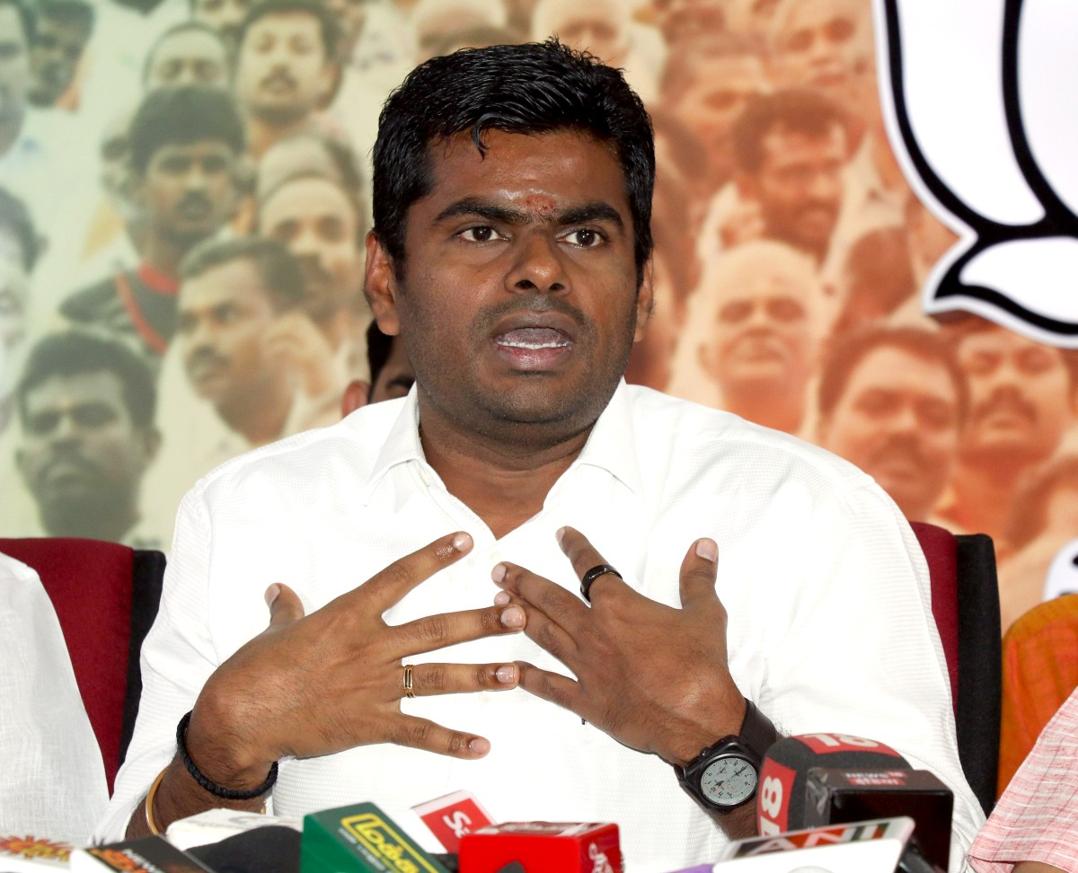Tamil Nadu BJP president K Annamalai/File image