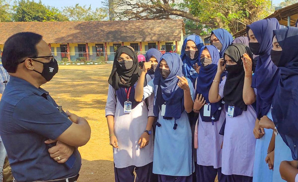 How many students dropped out over hijab ban, SC asks