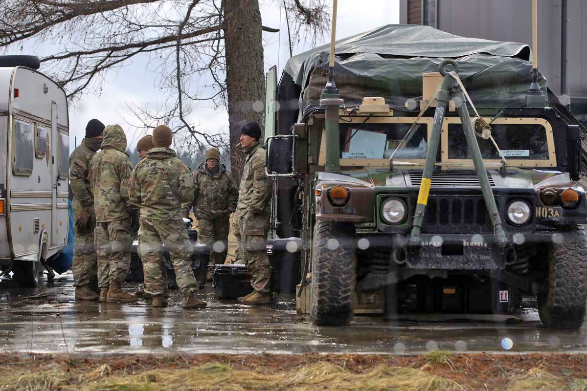 US Army soldiers in Poland