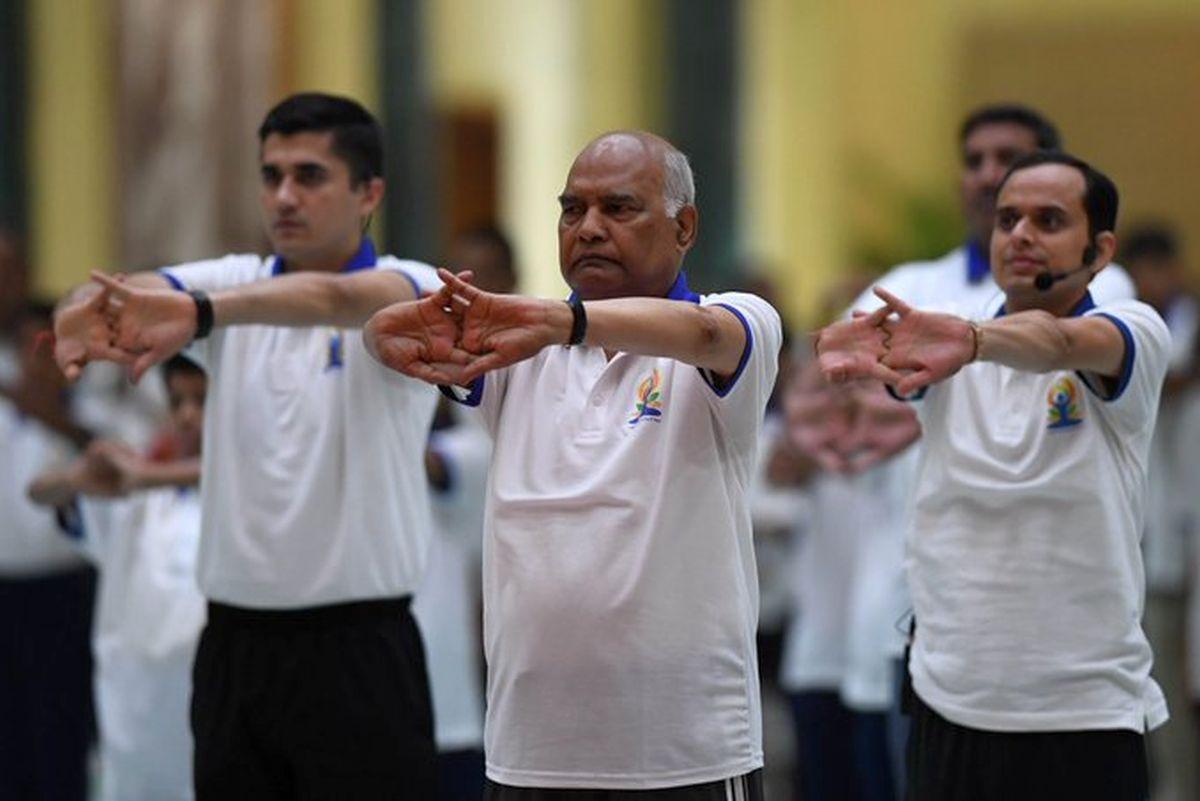 PHOTOS: Netas celebrate World Yoga Day