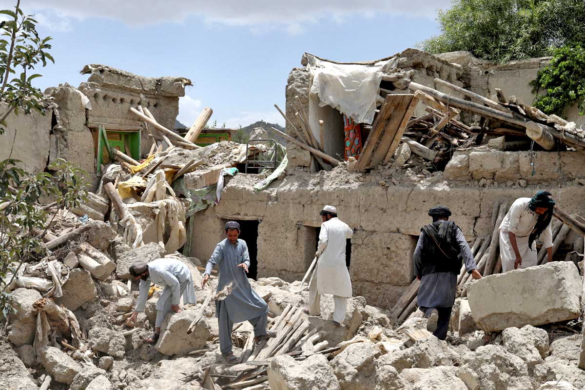 The devastating earthquake in Afghanistan in 2022