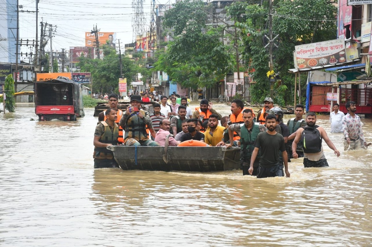 Assam Flood Situation Remains Critical 45l People Hit Toll Rises To 108 India News 