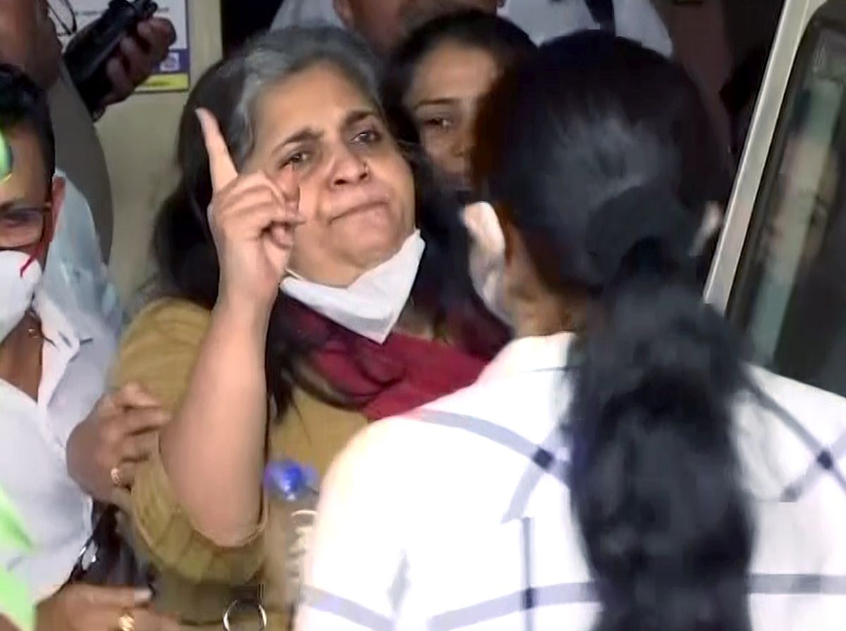 Teesta Setalvad handed over to Ahmedabad crime branch, arrest likely -  Rediff.com India News