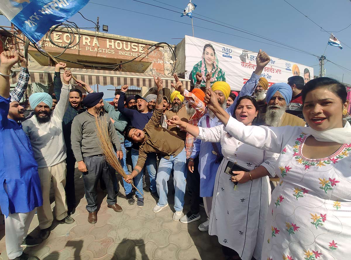 AAP celebrates a clean sweep in Punjab