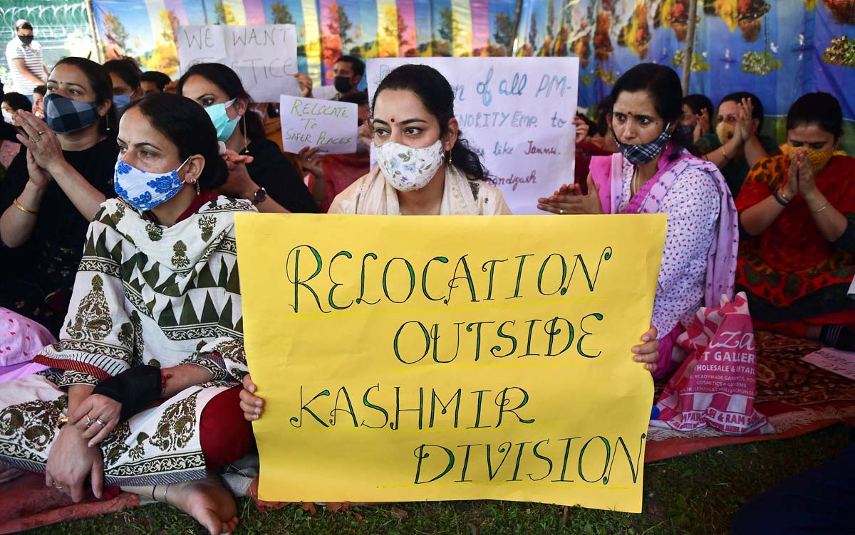 Kashmiri Pandits want to be relocated outside the Valley