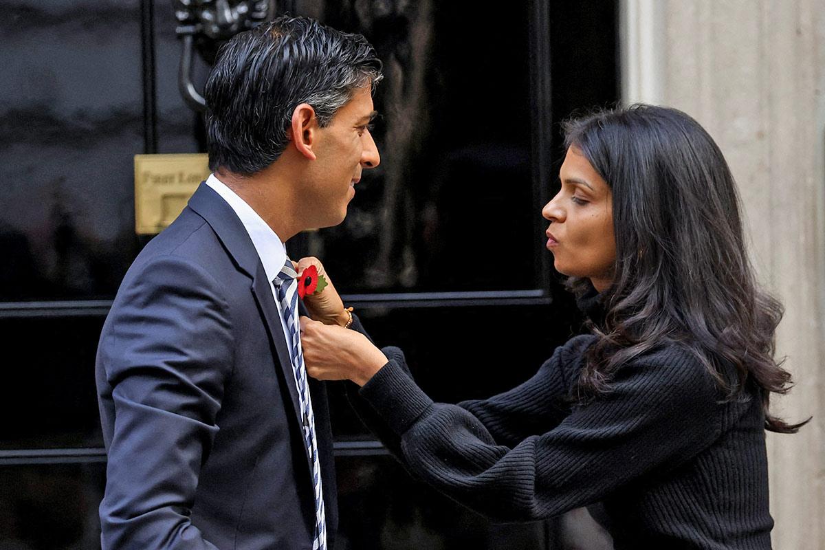 Rishi Sunak, his wife Akshata rank 17th on UK's 'Asian Rich List 2022 ...