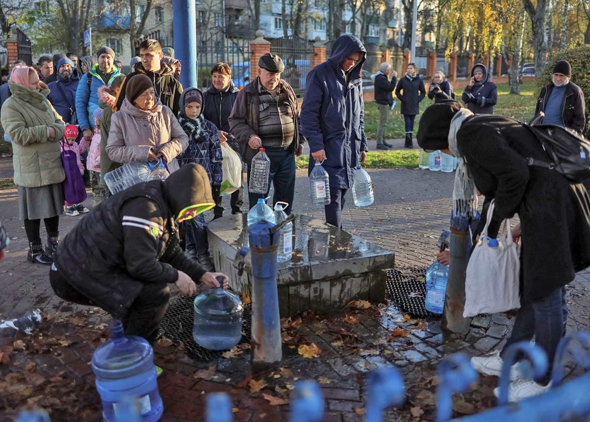 Russian Missiles Deprive Kyiv Of Water