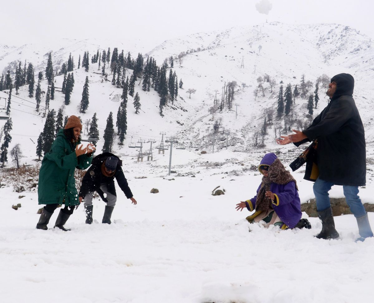 Kashmir Wrapped In Snow