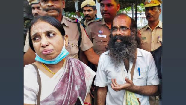 Nalini Sriharan with Murugan
