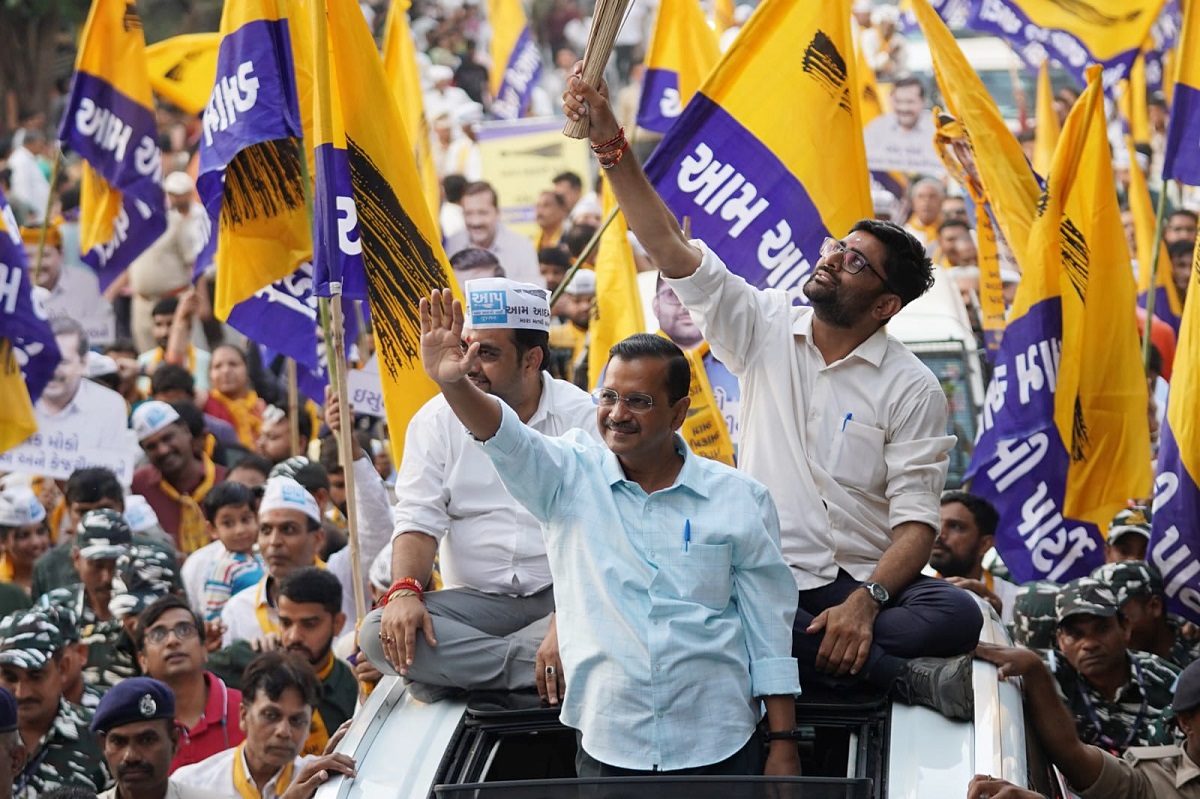 AAP's Gujarat gains: 5 seats, national party status