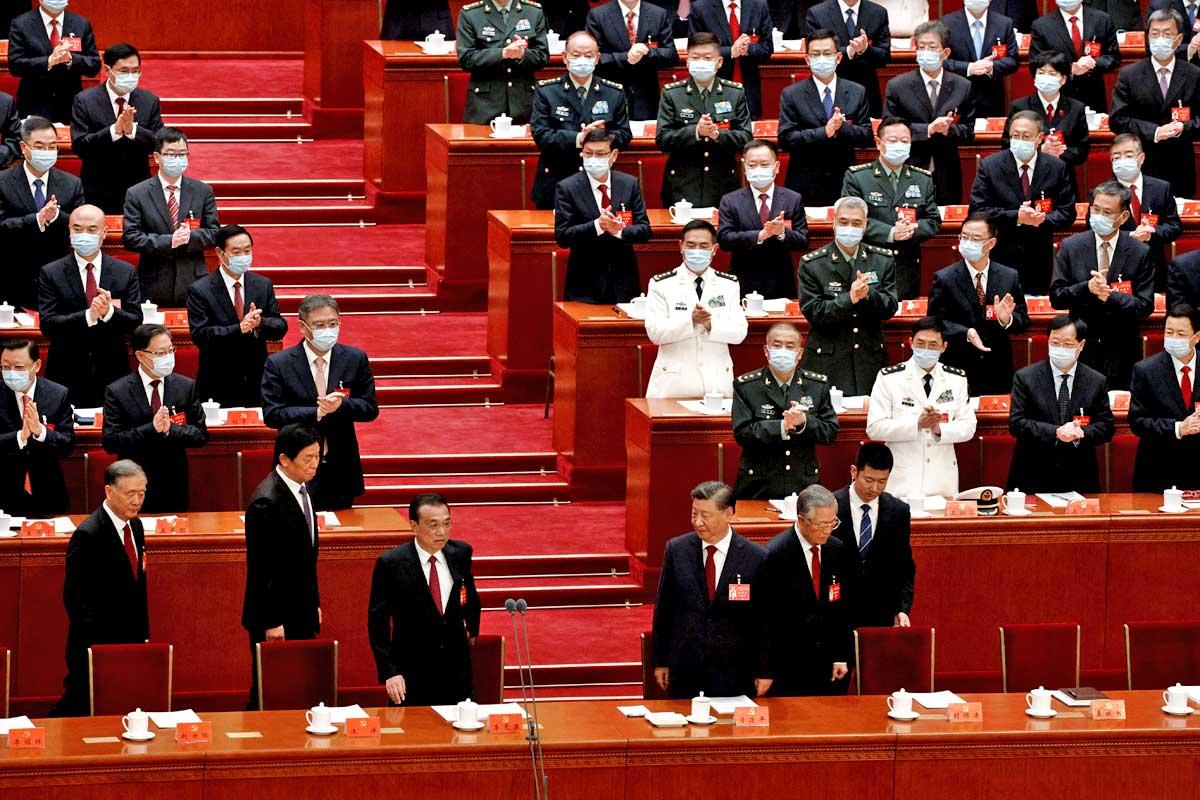 Chinese President Xi Jinping at the opening ceremony of the 20th National Congress of the Communist Party of China