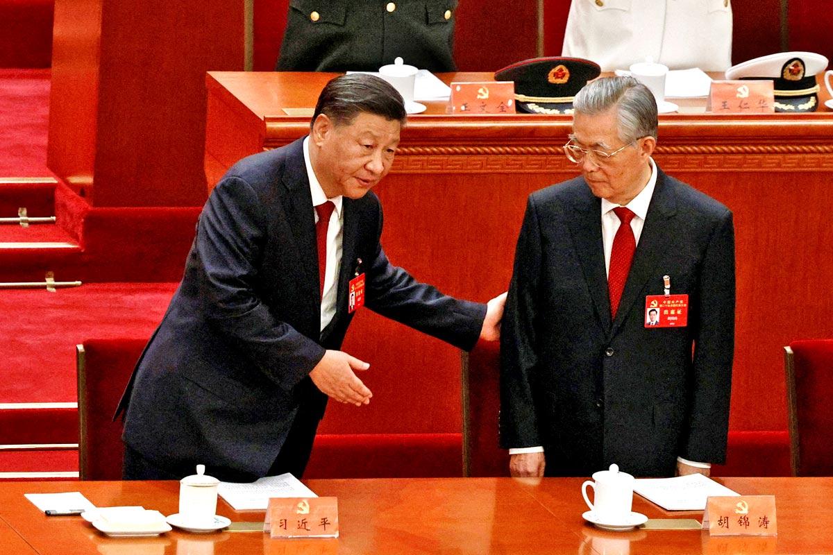 Chinese President Xi Jinping at the opening ceremony of the 20th National Congress of the Communist Party of China